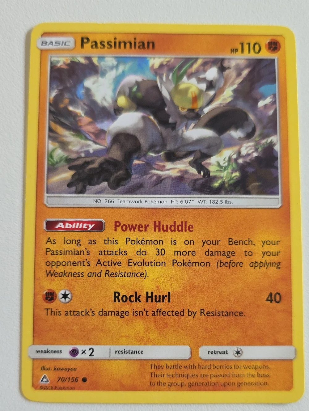 Pokemon Passimian Trading Cards